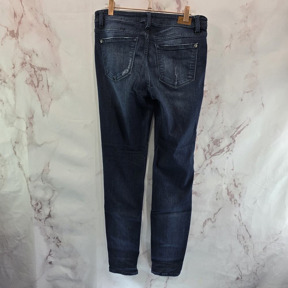 Judy Blue Jeans Womens 9 29 X 29 Skinny Denim High Rise Stretch Ankle Dark